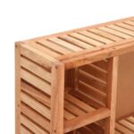 Armoire à miroir 80x17x34 cm Bois massif de noyer – Image 4