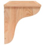 Porte-serviette 60x30x35 cm Bois massif de noyer – Image 2