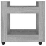 Chariot de bureau Sonoma gris 60x45x60 cm Bois d'ingénierie – Image 3