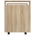 Chariot de bureau Chêne sonoma 60x45x60 cm Bois d'ingénierie – Image 6