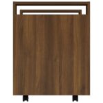 Chariot de bureau Chêne marron 60x45x60 cm Bois d'ingénierie – Image 6
