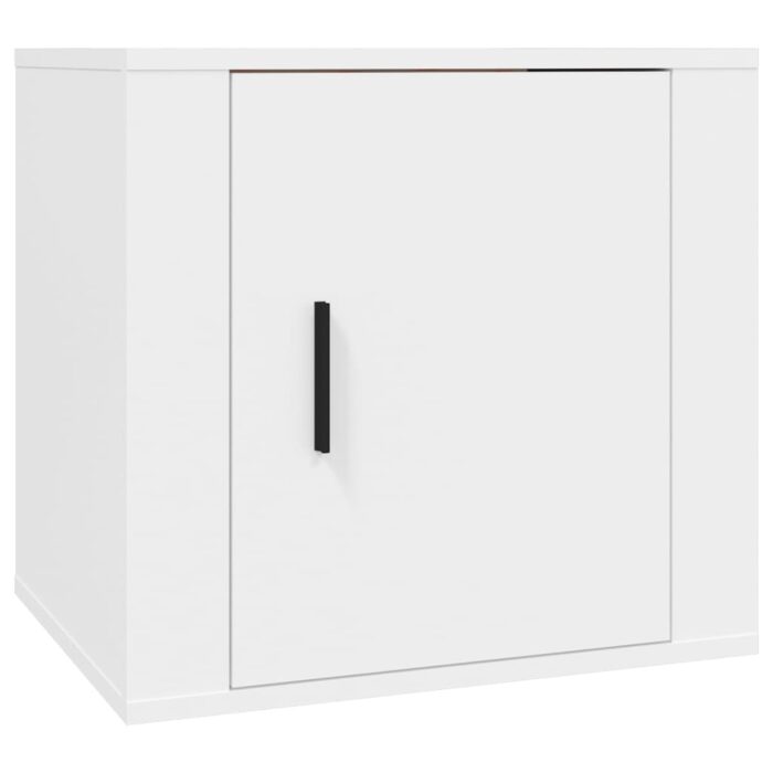 Tables de chevet 2 pcs Blanc 50x39x47 cm – Image 3