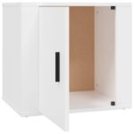 Tables de chevet 2 pcs Blanc 50x39x47 cm – Image 6