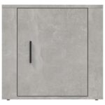 Table de chevet Gris béton 50x39x47 cm – Image 3