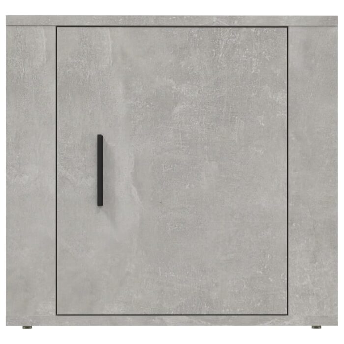Table de chevet Gris béton 50x39x47 cm – Image 3