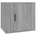 Tables de chevet 2 pcs Sonoma gris 50x39x47 cm – Image 3