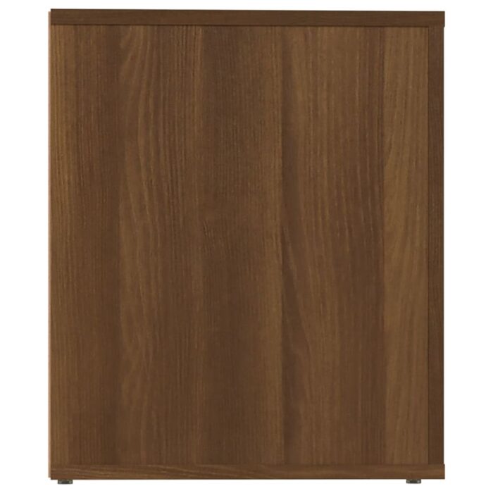 Table de chevet Chêne marron 50x39x47 cm – Image 4