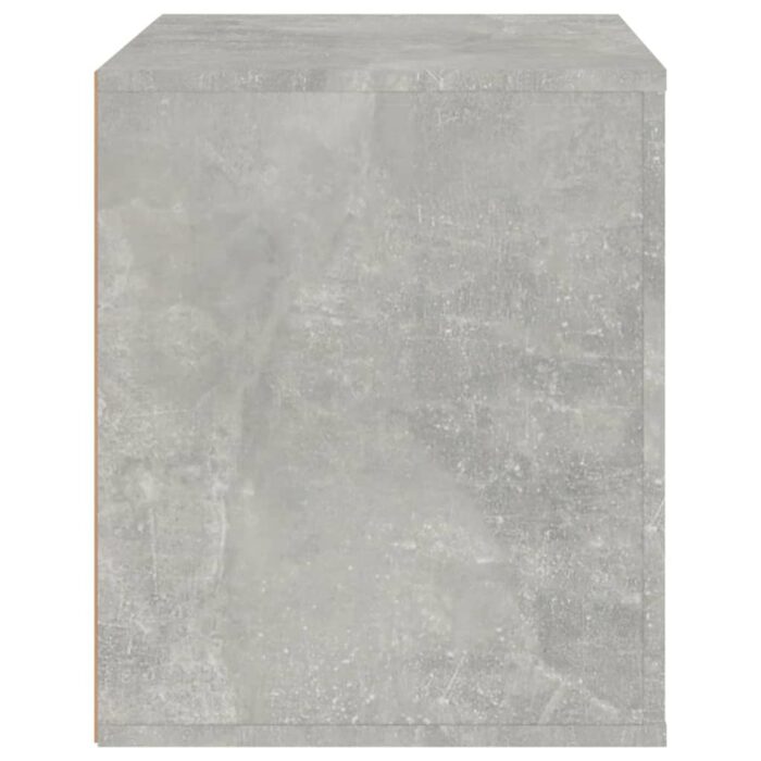Table de chevet Gris béton 50x39x47 cm – Image 5