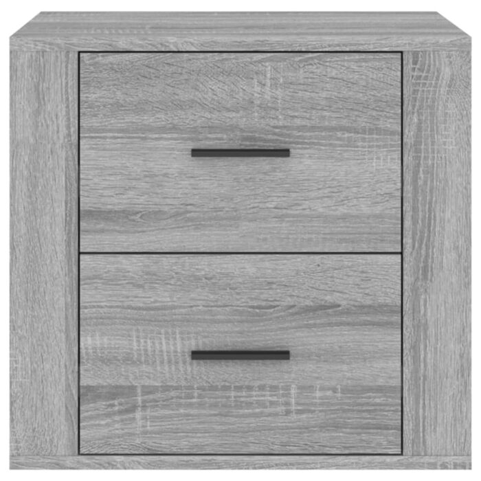 Table de chevet Sonoma gris 50x39x47 cm – Image 4