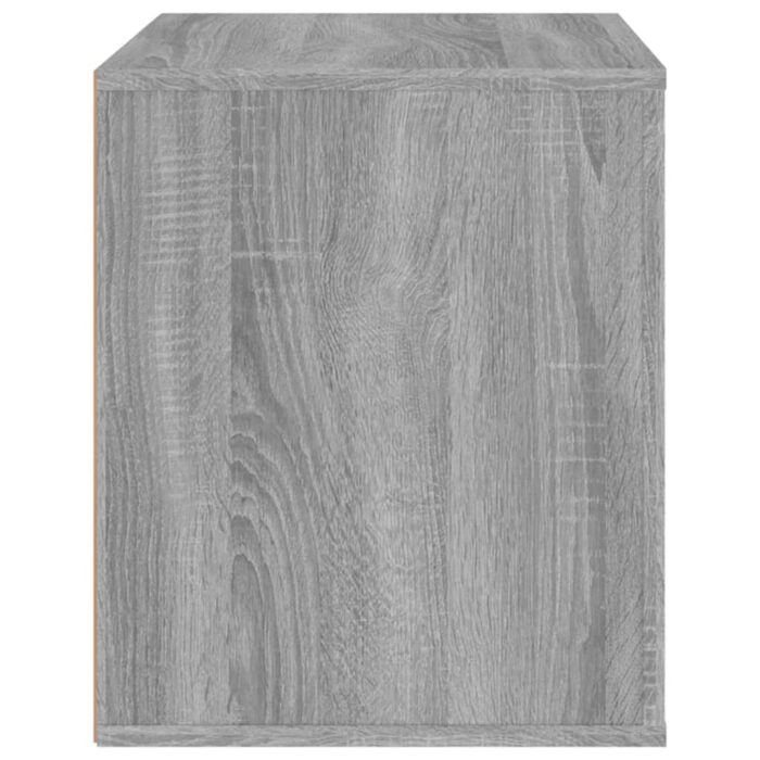 Table de chevet Sonoma gris 50x39x47 cm – Image 5