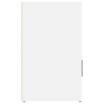 Table de chevet Blanc 50x36x60 cm Bois d'ingénierie – Image 6