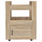 Chariot de cuisine Chêne sonoma 60x45x80 cm Bois d'ingénierie – Image 3