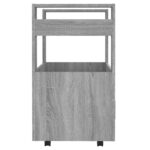 Chariot de cuisine Sonoma gris 60x45x80 cm Bois d'ingénierie – Image 5