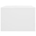 Tables de chevet murales 2 pcs Blanc 50x36x25 cm – Image 7