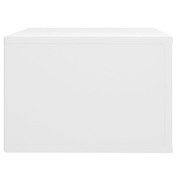 Tables de chevet murales 2 pcs Blanc 50x36x25 cm – Image 7