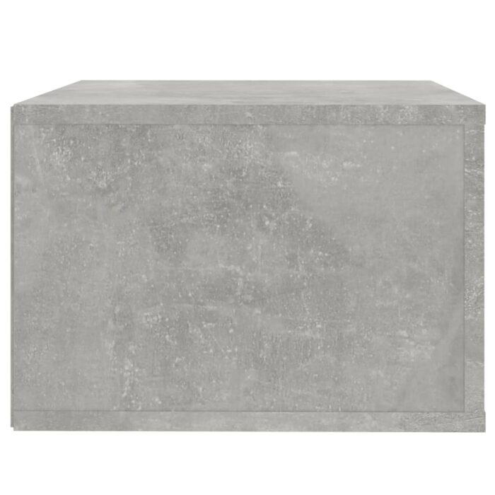 Table de chevet murale Gris béton 50x36x25 cm – Image 6