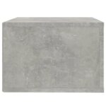 Tables de chevet murales 2 pcs Gris béton 50x36x25 cm – Image 7