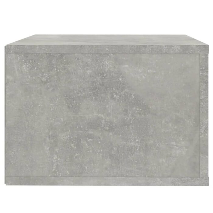 Tables de chevet murales 2 pcs Gris béton 50x36x25 cm – Image 7