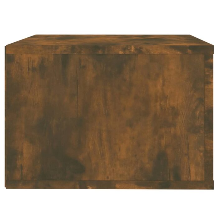 Table de chevet murale Chêne fumé 50x36x25 cm – Image 6