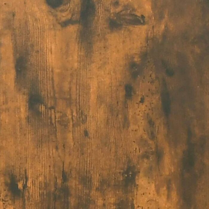 Table de chevet murale Chêne fumé 50x36x25 cm – Image 7
