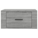 Table de chevet murale Sonoma gris 50x36x25 cm – Image 4