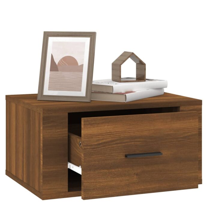 VXL8720287222583_g_en_hd_3.jpg Table de chevet murale Chêne marron 50x36x25 cm – Image 3