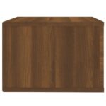Tables de chevet murales 2 pcs Chêne marron 50x36x25 cm – Image 7