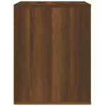 Table de chevet murale Chêne marron 50x36x47 cm – Image 5