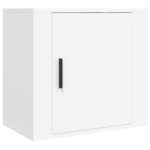 Tables de chevet murales 2 pcs Blanc 50x30x47 cm – Image 3