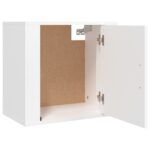 Tables de chevet murales 2 pcs Blanc 50x30x47 cm – Image 5