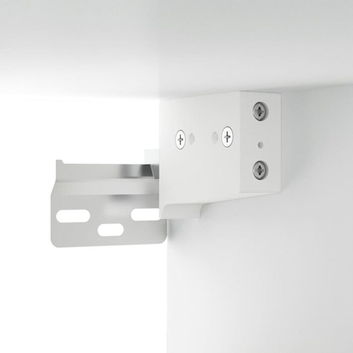 Tables de chevet murales 2 pcs Blanc 50x30x47 cm – Image 8