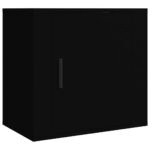 Tables de chevet murales 2 pcs Noir 50x30x47 cm – Image 3