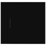 Tables de chevet murales 2 pcs Noir 50x30x47 cm – Image 4