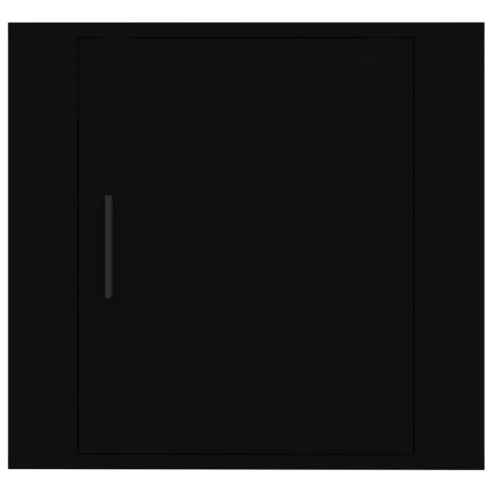 Tables de chevet murales 2 pcs Noir 50x30x47 cm – Image 4
