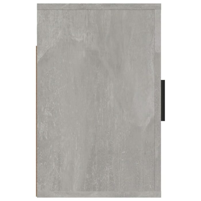 Table de chevet murale Gris béton 50x30x47 cm – Image 5