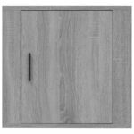 Table de chevet murale Sonoma gris 50x30x47 cm – Image 3