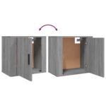 Table de chevet murale Sonoma gris 50x30x47 cm – Image 6