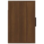 Table de chevet murale Chêne marron 50x30x47 cm – Image 5
