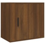 Tables de chevet murales 2 pcs Chêne marron 50x30x47 cm – Image 3