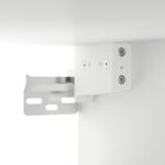 Table de chevet murale Blanc 50x36x40 cm – Image 6