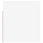 Tables de chevet murales 2 pcs Blanc 50x36x40 cm – Image 6