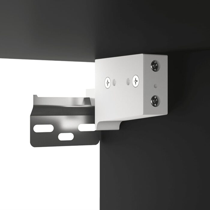 Tables de chevet murales 2 pcs Noir 50x36x40 cm – Image 7