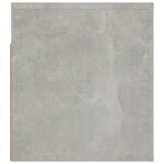 Table de chevet murale Gris béton 50x36x40 cm – Image 5