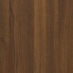 Table de chevet murale Chêne marron 50x36x40 cm – Image 7