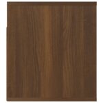 Tables de chevet murales 2 pcs Chêne marron 50x36x40 cm – Image 6