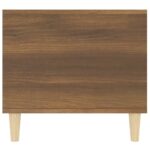 Table basse Chêne marron 90x49x45 cm Bois d'ingénierie – Image 5
