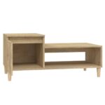 Table basse Chêne sonoma 100x50x45 cm Bois d'ingénierie – Image 4