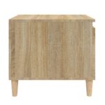 Table basse Chêne sonoma 100x50x45 cm Bois d'ingénierie – Image 5