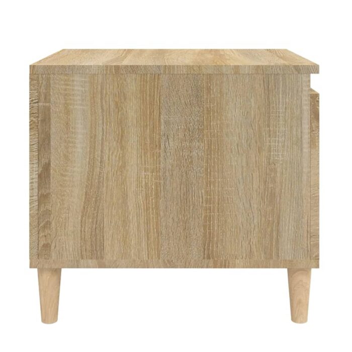 Table basse Chêne sonoma 100x50x45 cm Bois d'ingénierie – Image 5