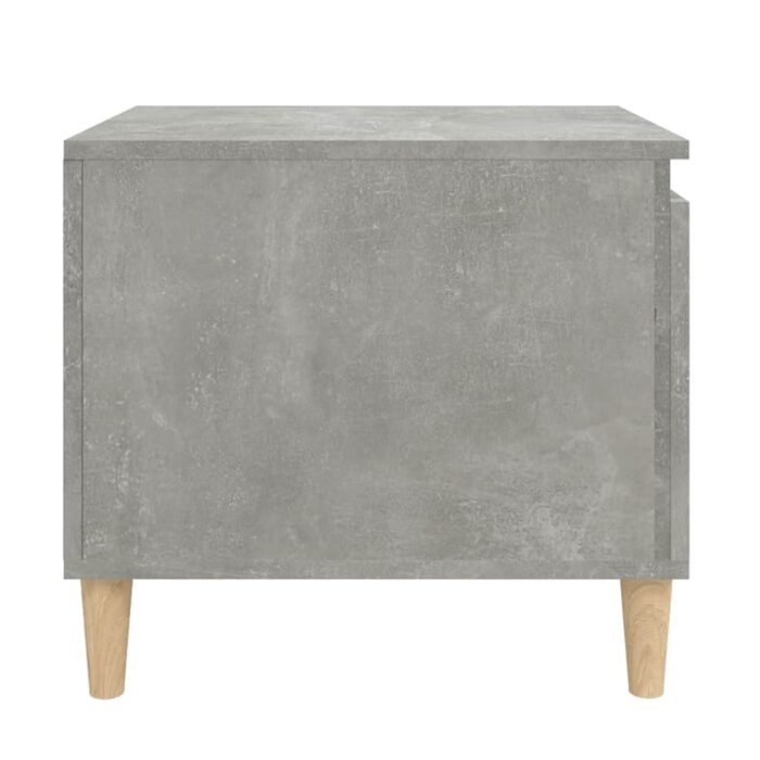 Table basse Gris béton 100x50x45 cm Bois d'ingénierie – Image 5